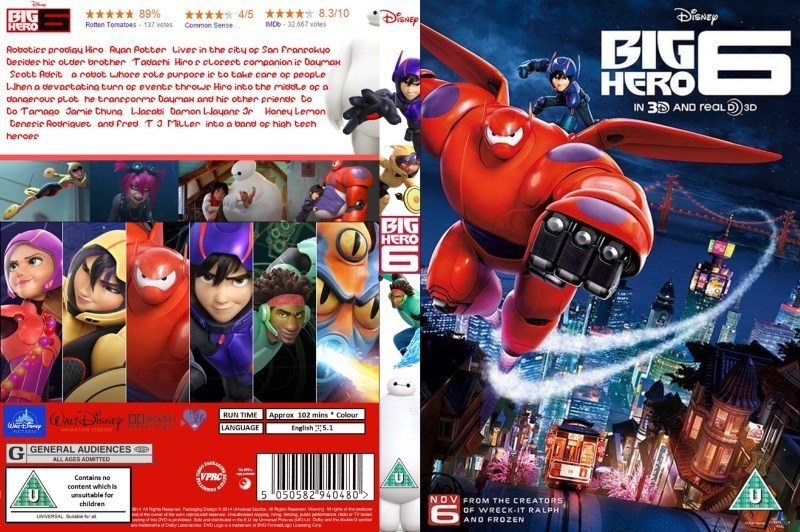 تصویر  Big hero 6 (سي‌دي كارتون)