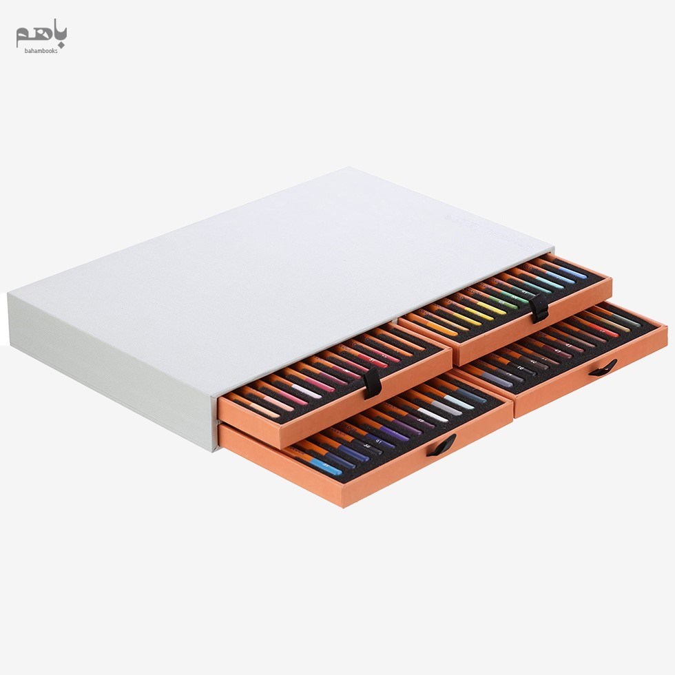 تصویر  مداد‌رنگي برونزيل مدل 48 رنگ جعبه چوبي 8805h48