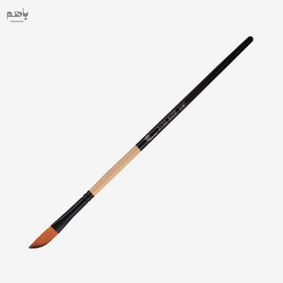 تصویر  قلم‌ مو پارس آرت مدل شمشيري دسته كوتاه موي مصنوعي سري 2130 شماره 1/8